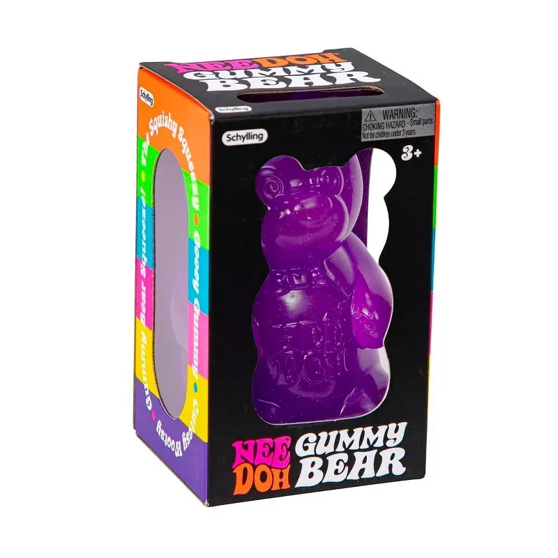 Schylling Gummy Bear NeeDoh multicolor 1ct